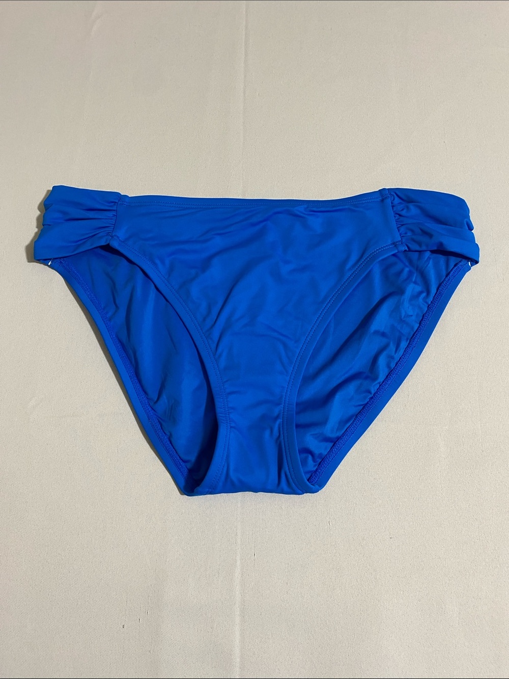 LA BLANCA Side Shirred Hipster Bikini Bottom Size 12